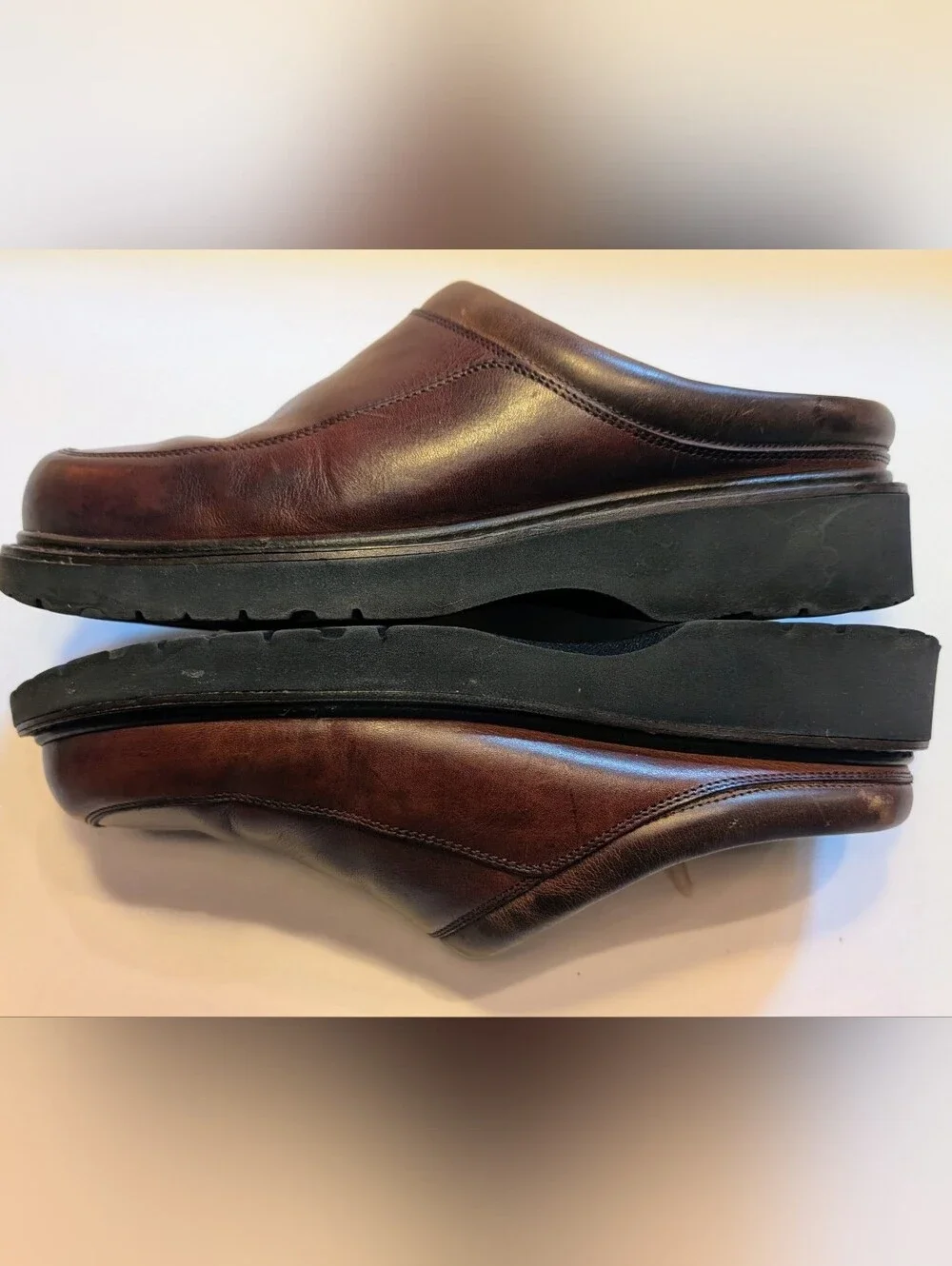 Johnson & Murphy Leather Mules/Clogs Men's 9